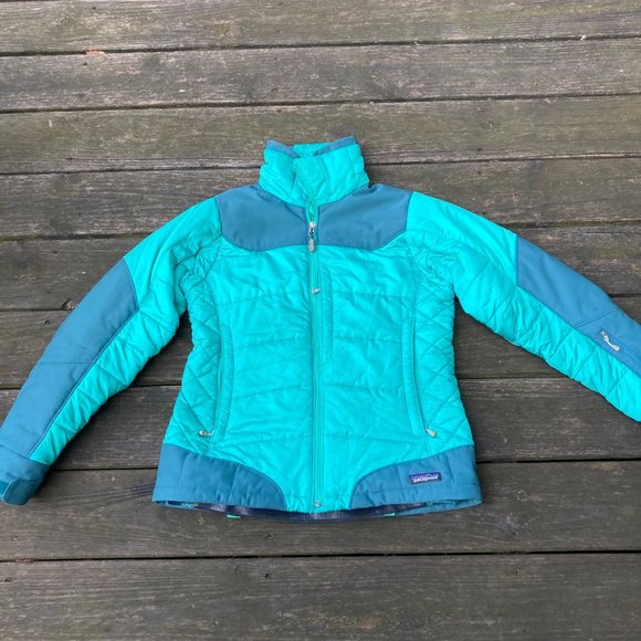 Patagonia Jackets & Blazers - Patagonia Blue Green Quilted Jacket Size S